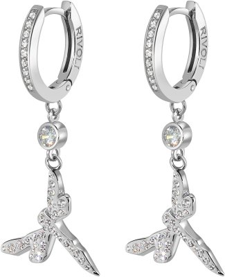 Серьги из серебра с куб. цирконием (Арт.sws-df-4-18-5-s)