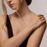 Подвеска из золота с минеральным стеклом и фианитами (Арт.036500)