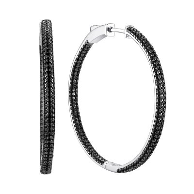 Серьги из серебра с шпинелью (Арт.cz-e02943-x-wb-x-x-b)