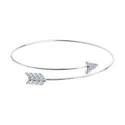Браслет из серебра с фианитами (Арт.94050955)