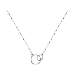 Колье из серебра с фианитами (Арт.94070679)