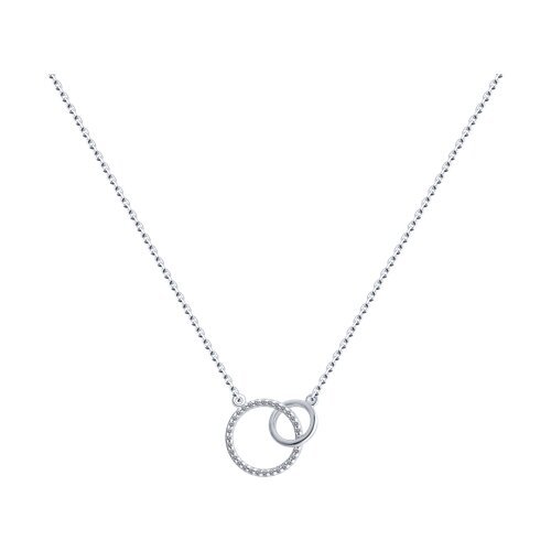 Колье из серебра с фианитами (Арт.94070679)