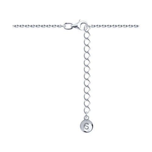 Колье из серебра с фианитами (Арт.94070679)