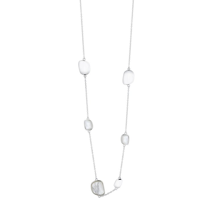 Ожерелье из серебра с жемчугом (Арт.rb-n01926-x-w-pn-x-x)
