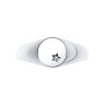 Кольцо из серебра с фианитом (Арт.95010184)