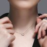 Колье из белого золота с бриллиантами (Арт.1070172)