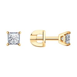 Серьги из золота с бриллиантами (Арт.1022234)