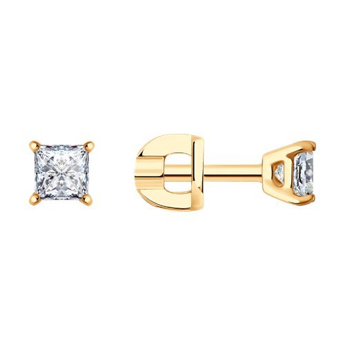Серьги из золота с бриллиантами (Арт.1022234)