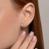 Серьги из золота с бриллиантами (Арт.1022234)