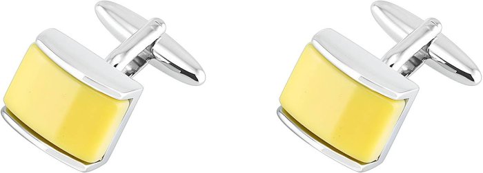 Запонки из ювелирного сплава с смолой (Арт.10-c-1034-20-e)