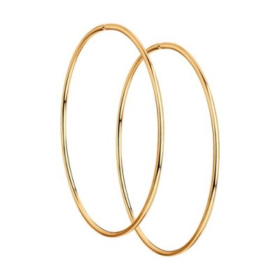 Серьги из золоченого серебра (Арт.93-124-01398-1)