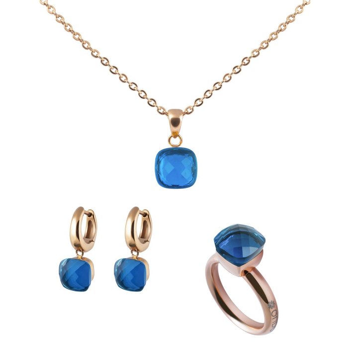 Колье-бижутерия Qudo (Арт.400359.1_bl_rg)