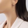 Серьги из золота с бриллиантами и изумрудами (Арт.3020543)