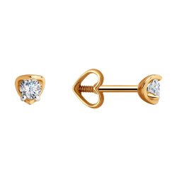 Серьги из золота с фианитами (Арт.51-122-00743-2)