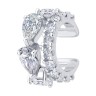 Серьги из серебра с фианитами «Ледяной блиг» Соколов (арт.9417)