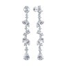 Серьги из серебра с фианитами (Арт.94023592)
