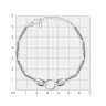 Браслет из серебра с фианитами (Арт.95050064)