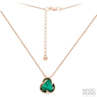 Ожерелье с агатом «Magic Clover» золото 585 Magic Stones (арт.06-1-055-0900-010)