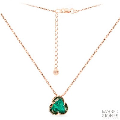 Ожерелье с агатом «Magic Clover» золото 585 Magic Stones (арт.06-1-055-0900-010)