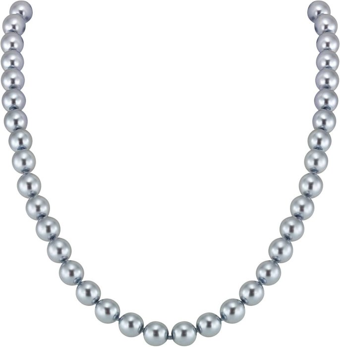 Ожерелье из серебра с жемчугом (Арт.80l-28)