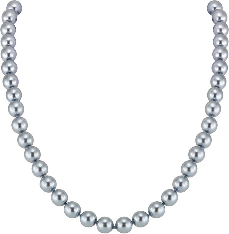 Ожерелье из серебра с жемчугом (Арт.80l-28)