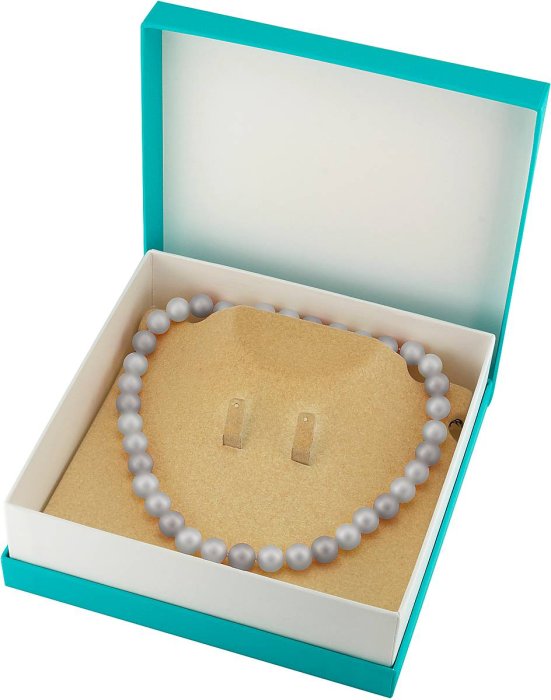 Ожерелье из серебра с жемчугом (Арт.80l-28)