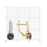 Серьги из золота с бриллиантами и александритами (Арт.51-220-02350-1)