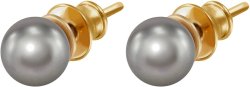 Серьги из серебра с жемчугом (Арт.aas-15-6-30-g)