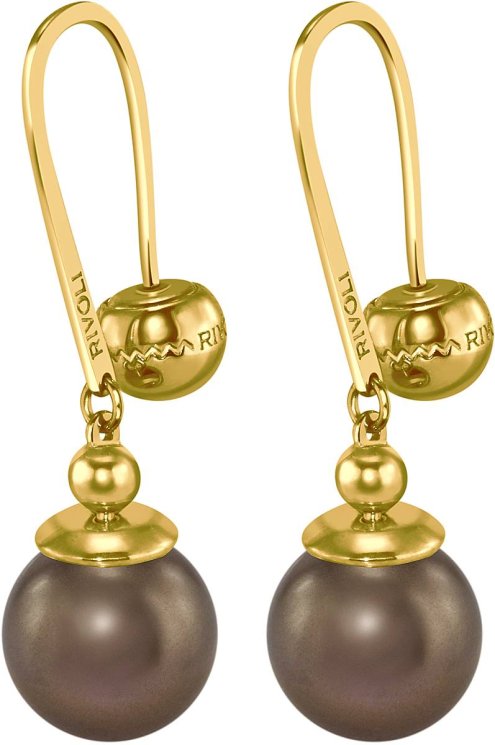 Серьги из серебра с жемчугом (Арт.aas-9-12-33-g)