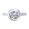 Кольцо из серебра с фианитами (Арт.94012691)