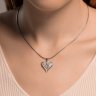 Подвеска из серебра с фианитами (Арт.94033234)