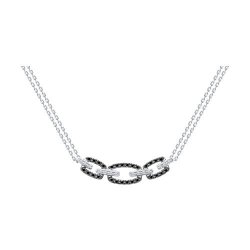 Колье из белого золота с бриллиантами (Арт.7070011-3)