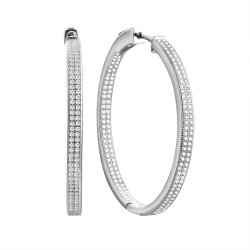 Серьги из серебра с фианитом (Арт.cz-e02944-x-w-x-x-w)