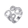 Кольцо серебряное с фианитами «Geometry Fresh» Fresh Jewelry (арт.CZ-R03098-X-W-X-X-W)