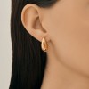 Серьги из золочёного серебра «Золотая капля» Соколов (арт.2361)