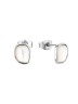 Серьги серебряные с жемчугом «Gravity Minimal» Fresh Jewelry (арт.PI-E02494-X-W-PN-X-X)