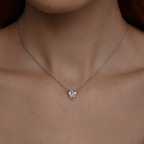 Колье из серебра с фианитом (Арт.94070215)