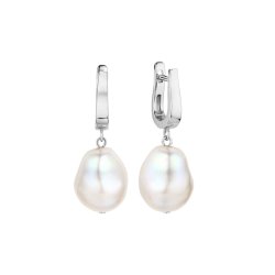 Серьги из серебра с жемчугом (Арт.pi-e450-16-x-w-pn-x-x)
