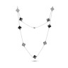 Ожерелье серебро с жемчугом и фианитами «Lucky Large Shine» Fresh Jewelry (арт.TC-N01405-X-W-PSA-X-W)