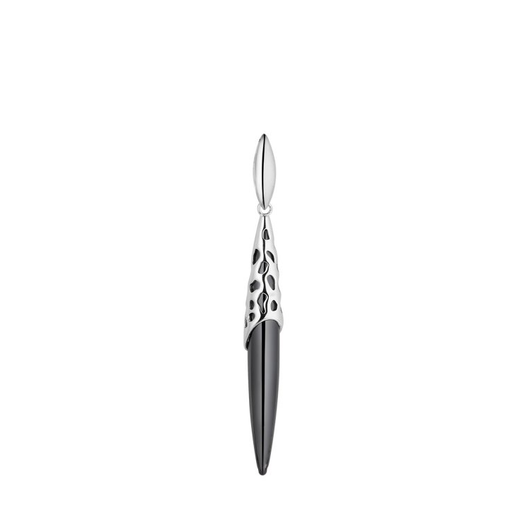 Кулон из серебра с керамикой (Арт.tc-p1758-1-b-w-x-x-x)