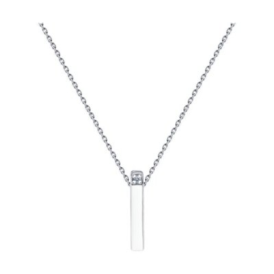 Колье из серебра с бриллиантом (Арт.94-270-02126-1)