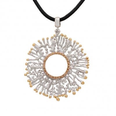 Серебряный кулон BEAVERS с цирконом 3219cr