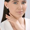 Серьги из серебра с эмалью (Арт.94027296)