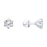 Серьги из серебра с фианитами (Арт.94-122-01651-1)