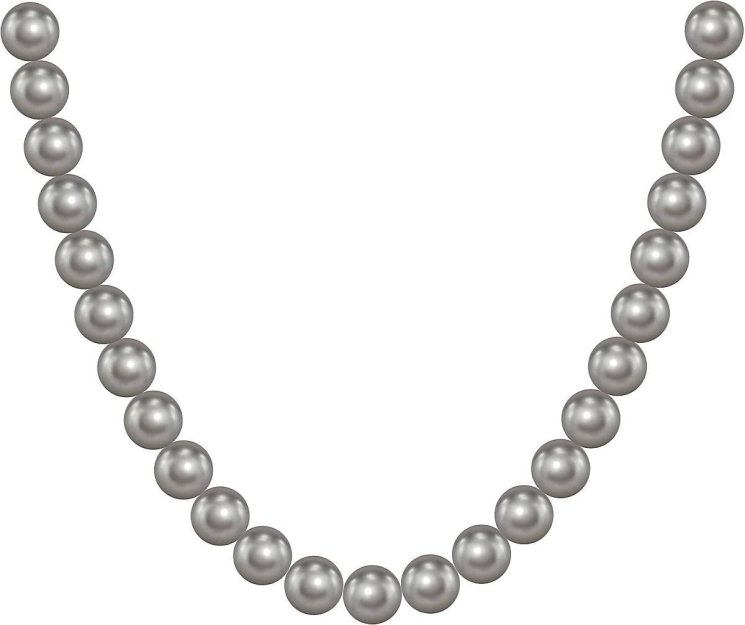 Ожерелье из серебра с жемчугом (Арт.80l-30)