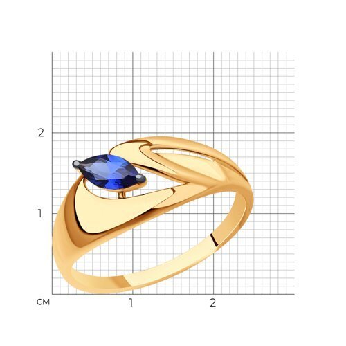 Кольцо золотое пробы 585 (Арт.51-310-01444-2)