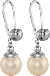 Серьги из серебра с жемчугом (Арт.aas-9-12-5-s)