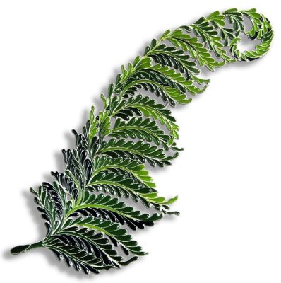 Брошь из серебра Т.Полякова &quot;Папоротник&quot; (Арт.41469)