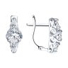 Серьги из серебра с фианитами (Арт.94022296)