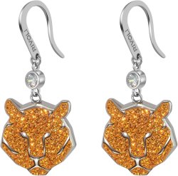 Серьги из серебра с кристаллом swarovski (Арт.sws-tg-1-16-4-s)